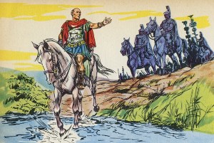 Cesare passa il Rubicone: "il dado è tratto".